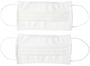 MUJI Тканевая маска 3-х слойная многоразовая, 2 шт
