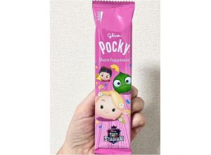 POCKY Популярные палочки в клубничном шоколаде, мини