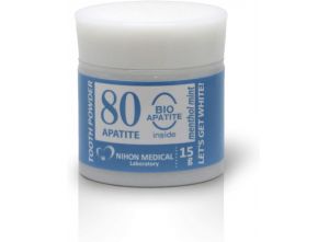 NIHON MEDICAL Био-апатит 80% отбеливающий зубной порошок, 15 г
