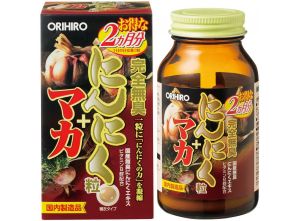 ORIHIRO Чёрный чеснок и мака для повышения иммунитета, 60 дней