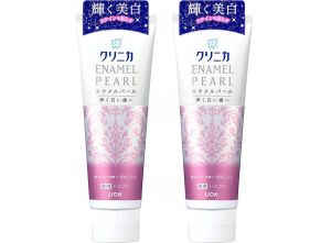 Lion Clinica Enamel Pearl отбеливающая со вкусом жасмина и перечной мяты, 130 г (2шт)