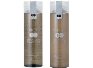 Tokio IE Inkarami Platinum Shampoo and Treatment Салонный уход, 200 мл + 200 гр