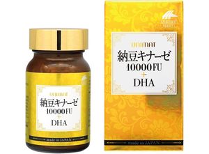 Unimat Riken Наттокиназе премиум 10 000FU + DHA, 60 кап