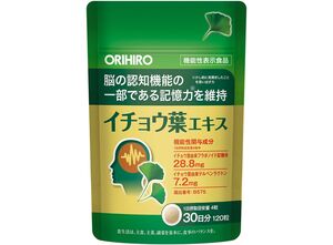 Orihiro экстракт листьев гинкго, 30 дней