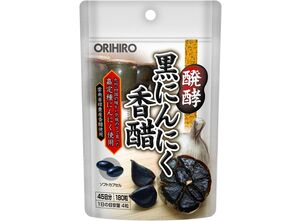 Orihiro чёрный чеснок и чёрный рисовый уксус, 45 дней