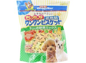 DoggyMan Низкожирное печенье для собак с овощами, 450 г