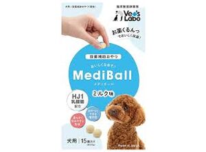 MediBall для собак со вкусом молока, 15 шт
